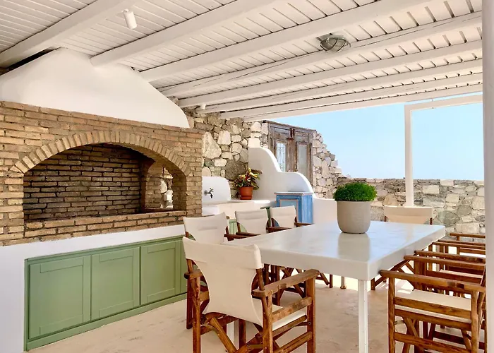 ヴィラ Magdalena Mykonos Agios Ioannis Diakoftis